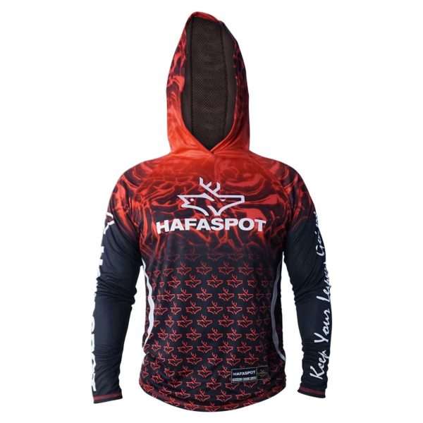 HAFASPOT HOODED JERSEY - RED